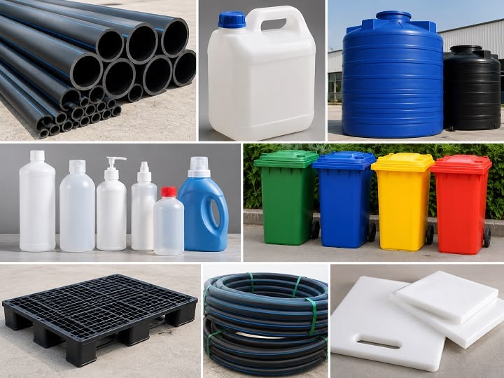 Nhựa HDPE không phân loại và có thể tái chế 