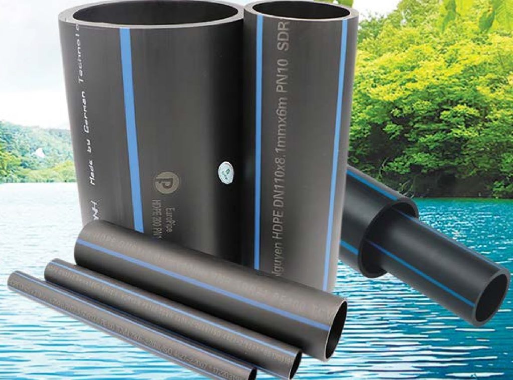 Nhựa HDPE nhẹ, hút nước thấp và có khả năng chịu nhiều môi trường hóa chất