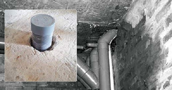 Phân biệt cổ ống xuyên sàn và xuyên tường